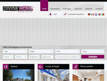 Tablet Screenshot of divine-home.nl