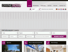 Tablet Screenshot of divine-home.eu